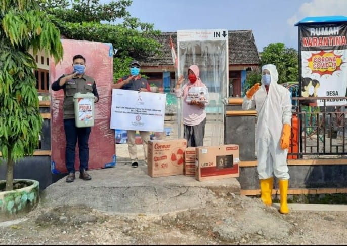 Rumah karantina Covid-19 di Gresik. PT Semen Gresik/Antara - Image