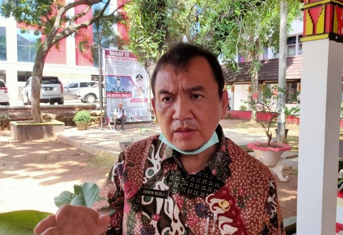 Kepala Dinas Kesehatan Kota Bandarlampung Edwin Rusli. Dian Hadiyatna/Antara - Image