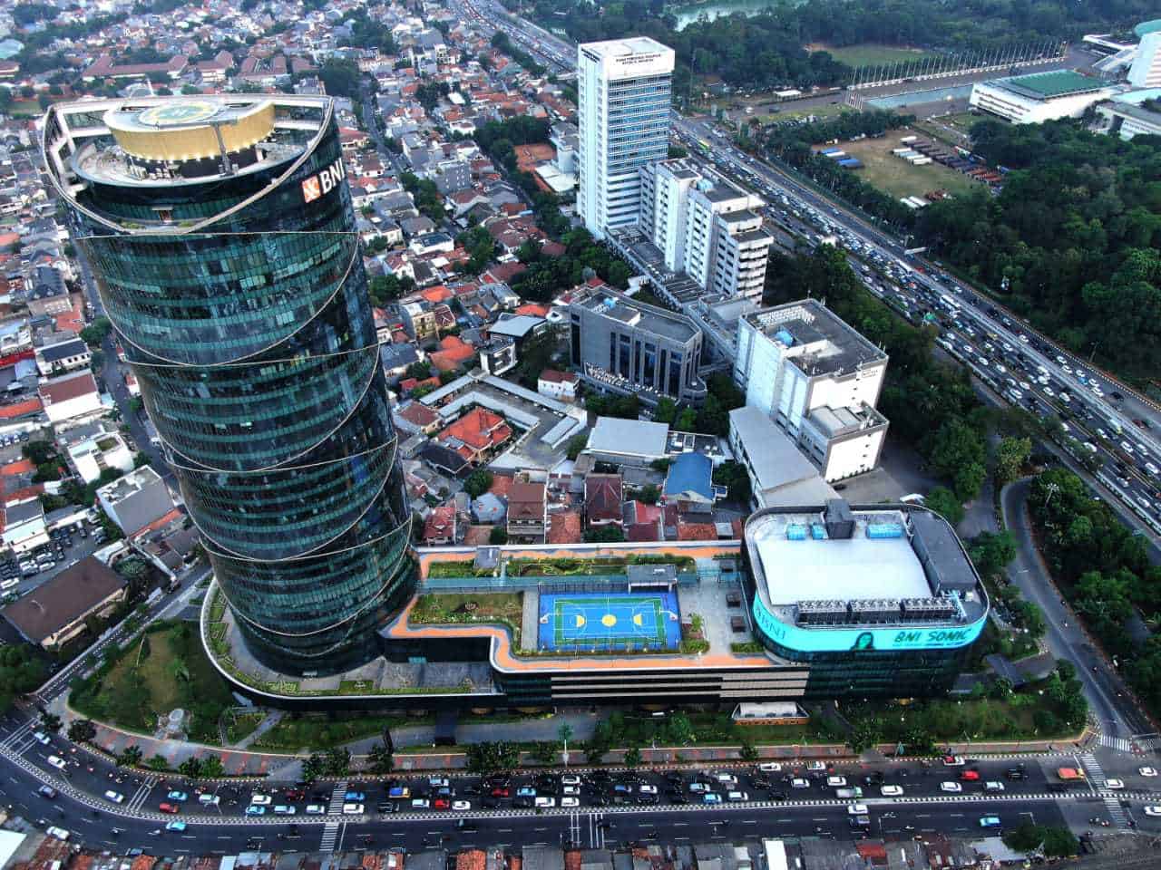 Ilustrasi Gedung BNI Jakarta - Image