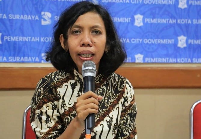 Kepala Dinas Pengelolaan Bangunan dan Tanah (DPBT) Kota Surabaya Maria Theresia Ekawati Rahayu. Humas Pemkot Surabaya/Antara - Image