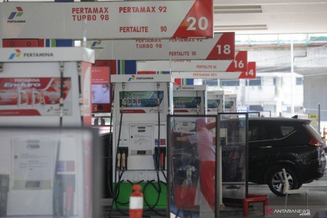 Ilustrasi SPBU Pertamina - Image