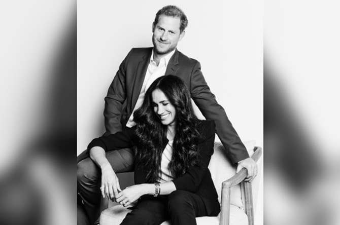 Meghan Markle dan suaminya, Pangeran Harry, baru-baru ini melakukan sesi pemotretan sebuah majalah. Pagesix/Matt Sayles - Image