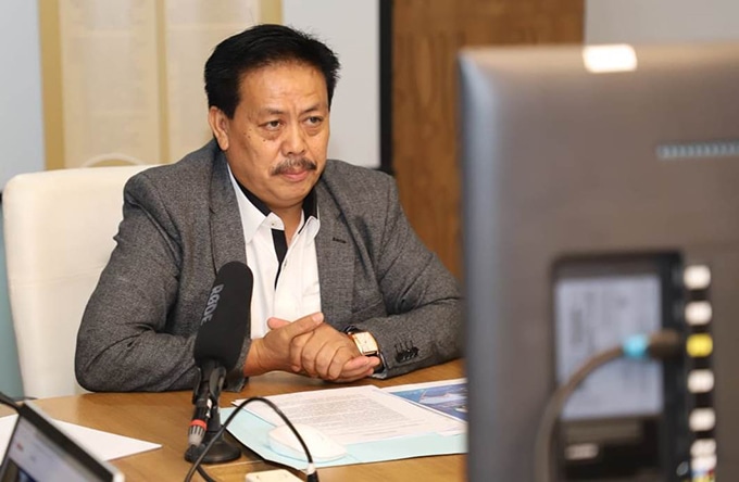 Kepala Perpustakaan Nasional Muhammad Syarif Bando dalam diskusi bertema Transformasi Layanan Perpustakaan Untuk Pemulihan Ekonomi di Era Covid-19/zoom - Image