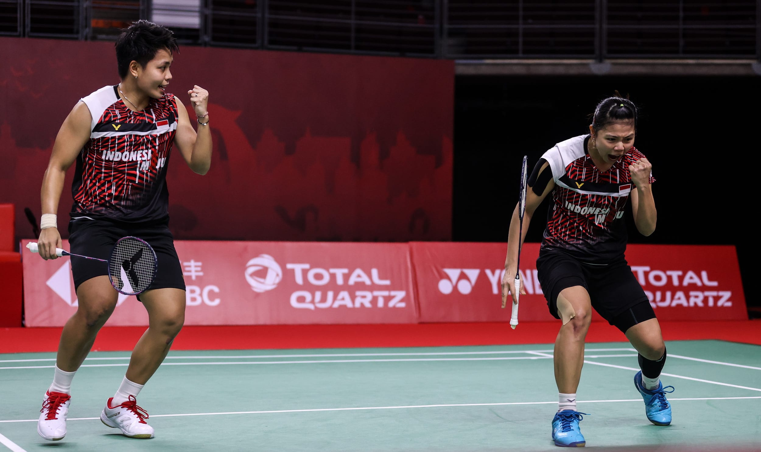 Greysia Polii/Apriyani Rahayu, Lee So-hee/Shin Seung-chan, ganda putri nomor 1 Indonesia, BWF World Tour Finals 2020 - Image