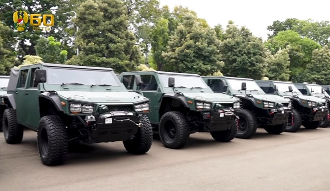 Kendaraan Taktis Maung yang diproduksi PT PIndad - Image