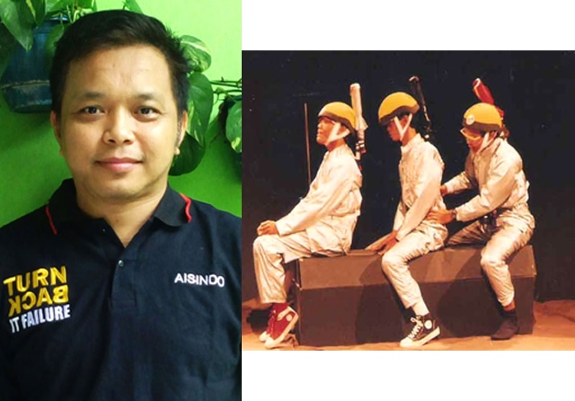 KINI AKADEMISI: Tony Dwi Susanto kini menjadi pejabat struktural di ITS. Foto kanan, Tony ketika melawak bersama Elbeha. (Tony Dwi Susanto for Jawa Pos) - Image