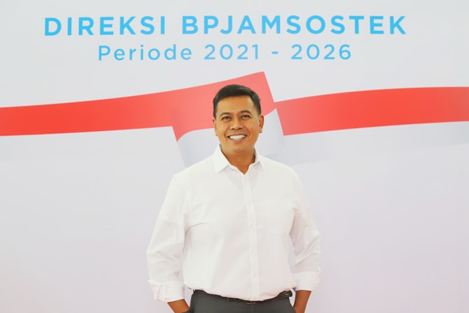 Direktur Utama BP Jamsostek Anggoro Eko Cahyo. Foto: Dery Ridwansah/ JawaPos.com - Image