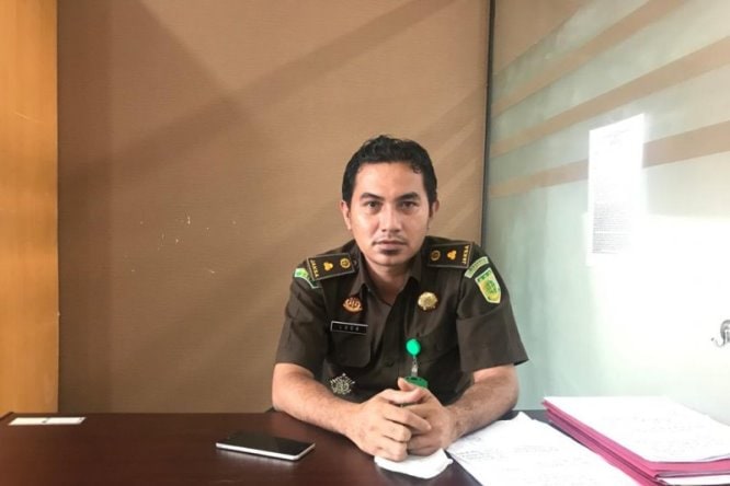 Kepala Seksi Penerangan Hukum Kejaksaan Tinggi Bali A. Luga Harlianto. Ayu Khania Pranisitha/Antara - Image