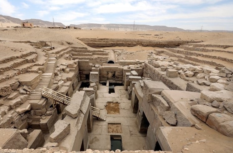 Situr arkeologi Abydos, Sohag, Mesir, ( ANTARA /REUTERS/Mohamed Abd El Ghany) - Image