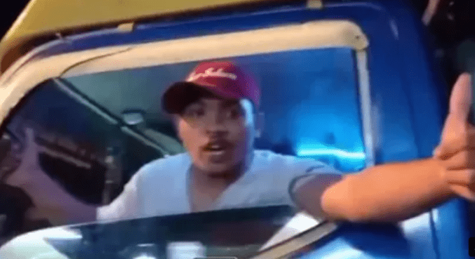 Video viral pengemudi truk oleng. tangkapan layar/Rafika Yahya/JawaPos.com - Image