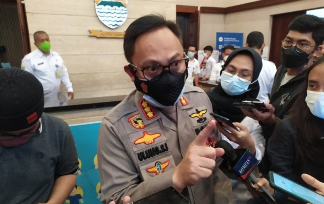 Kapolrestabes Bandung Kombespol Ulung Sampurna Jaya. Bagus Ahmad Rizaldi/Antara - Image