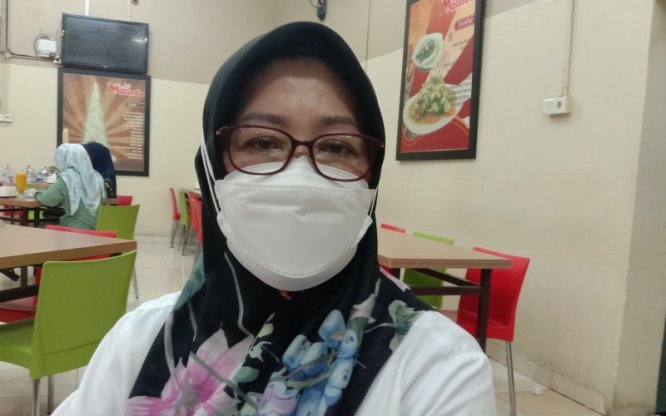 Pelaksana Tugas (Plt) Kepala Dinas Kesehatan Makassar dr A. Khadijah Iriani. Nur Suhra Wardyah/Antara - Image