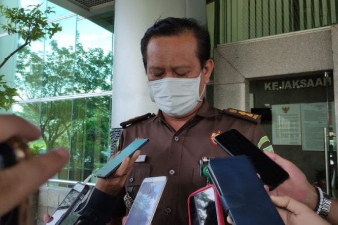 Kepala Seksi Penerangan Hukum Kejati Sumsel Khaidirman. M. Riezko Bima E.P./Antara - Image