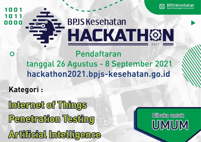 BPJS Kesehatan menggelar kompetisi bagi para praktisi IT, CS, developer, data scientist, hingga masyarakat umum lainnya untuk menyalurkan ide kreatifnya terhadap perkembangan teknologi informasi di bidang kesehatan. - Image