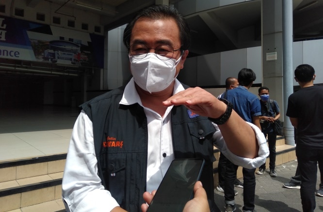 Ketua Rumpun Kuratif Satgas Covid-19 Joni Wahyuhadi. Rafika Yahya/JawaPos.com - Image