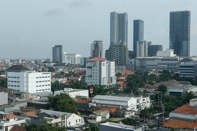 Ilustrasi area bisnis di Kota Surabaya. Alfian Rizal/JawaPos - Image