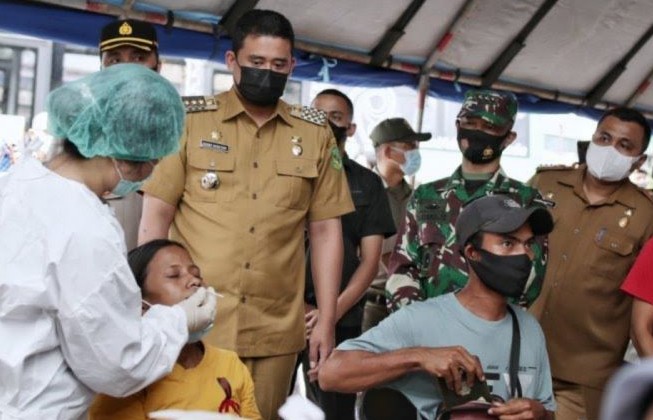 Wali Kota Medan Bobby Nasution. Diskominfo Kota Medan/Antara - Image