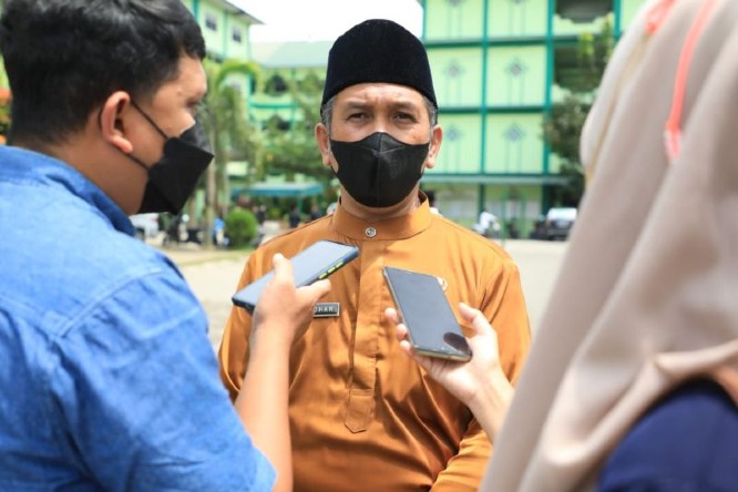 Juru bicara Satgas Penanganan Covid-19 Kota Medan Mardohar Tambunan. Diskominfo Kota Medan/Antara - Image