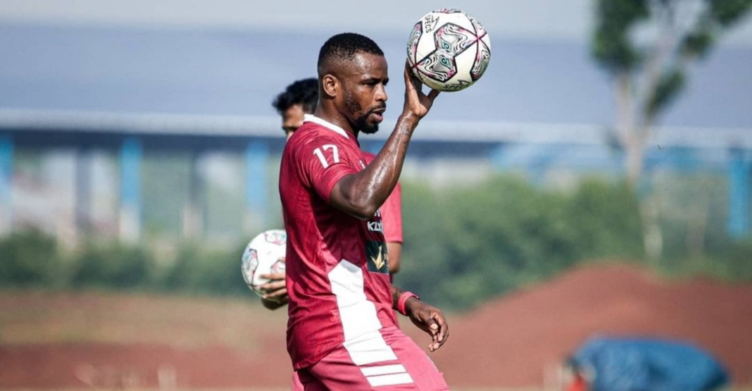MADURA UNITED UNTUK JAWA POS COME BACK: Striker naturalisasi Greg Nwokolo kembali bergabung dengan Madura United. - Image
