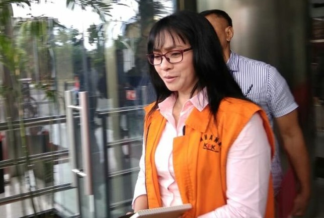 Mantan Bupati Kepulauan Talaud Sri Wahyumi Maria Manalip. Benardy Ferdiansyah/Antara - Image