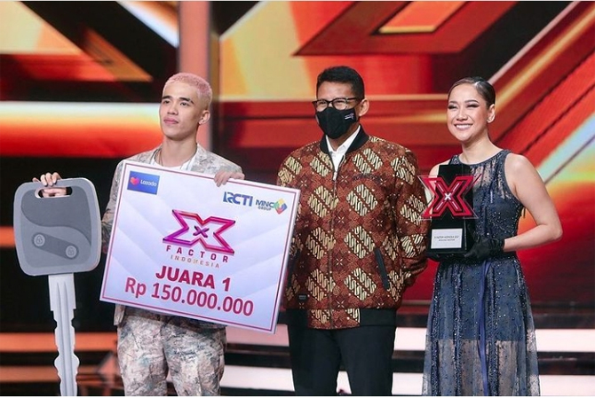 Alvin berhasil menjadi juara 1 X Factor Indonesia session 3./Instagram @xfactoridofficial - Image