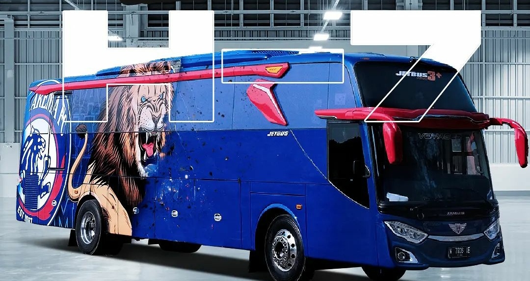 rebranding bus Arema FC - Image