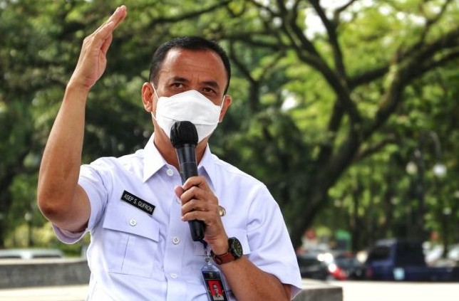 Ketua Harian Satgas Covid-19 Kota Bandung Asep Gufron. Humas Pemkot Bandung/Antara - Image