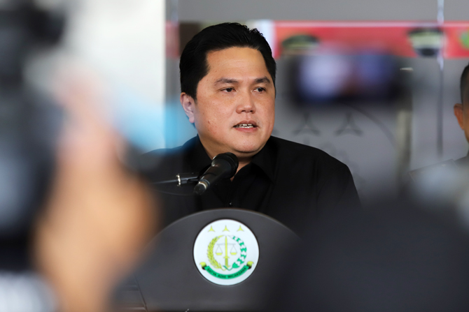 Menteri Badan Usaha Milik Negara (BUMN) Erick Tohir. Foto: Dery Ridwansah/ JawaPos.com - Image