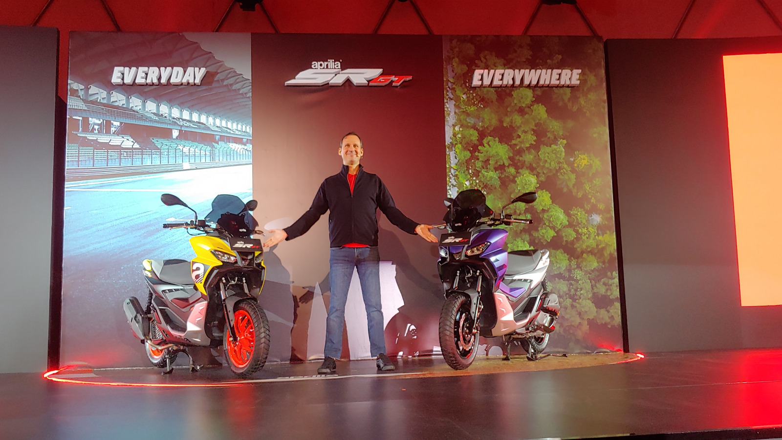 Foto: Peluncuran Aprilia SR GT 200 di Jakarta. (RianAlfianto/JawaPos.com). - Image