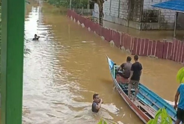 Ilustrasi bencana banjir. Antara - Image