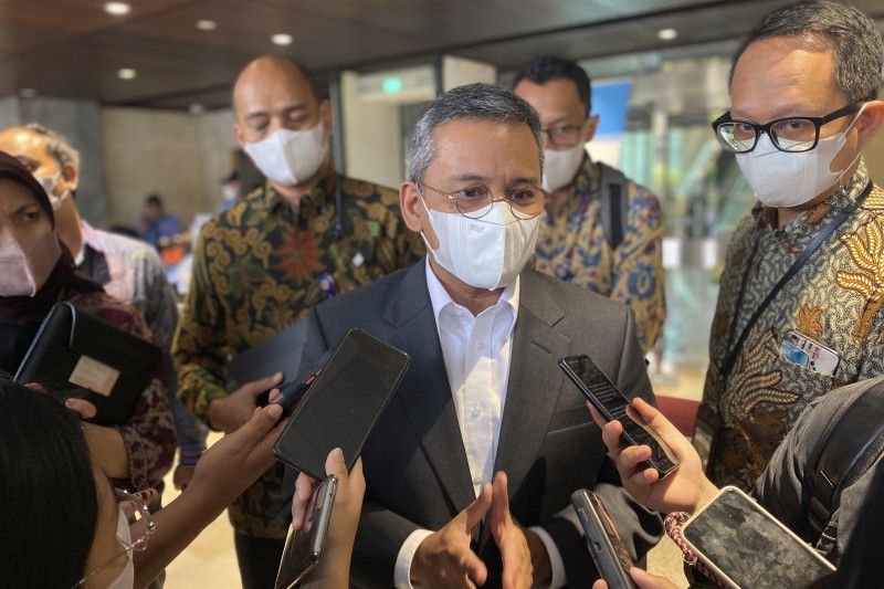 Wakil Menteri Keuangan Suahasil Nazara di Kompleks DPR RI di Jakarta, Selasa (6/9/2022). ANTARA/AstridFaidlatulHabibah. - Image