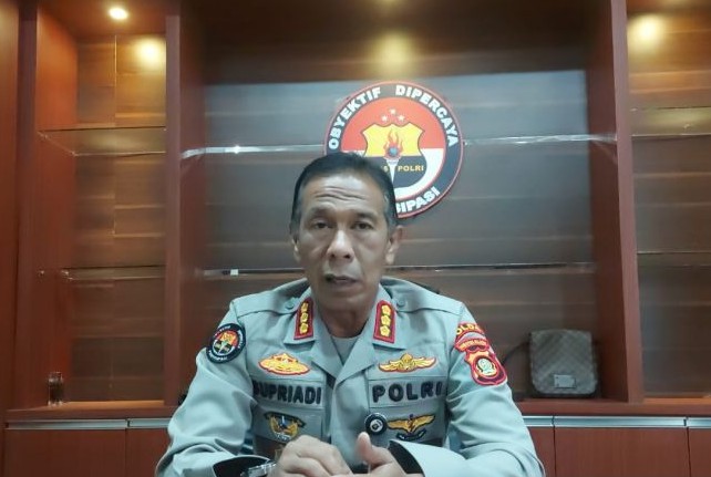 Kepala Bidang Humas Kepolisian Daerah Sumatera Selatan Kombes Polisi Supriadi. M. Riezko Bima Elko P./Antara - Image