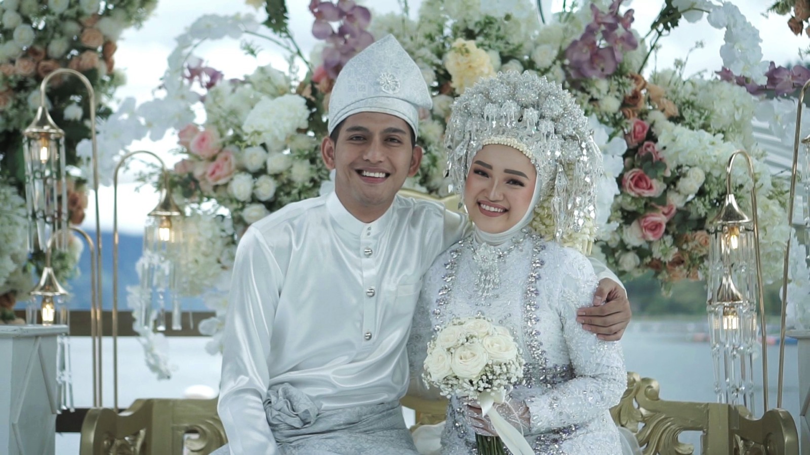 Ilyas Bachtiar- Nabila LIDA resmi menjadi pasangan suami-istri./dok. pribadi - Image