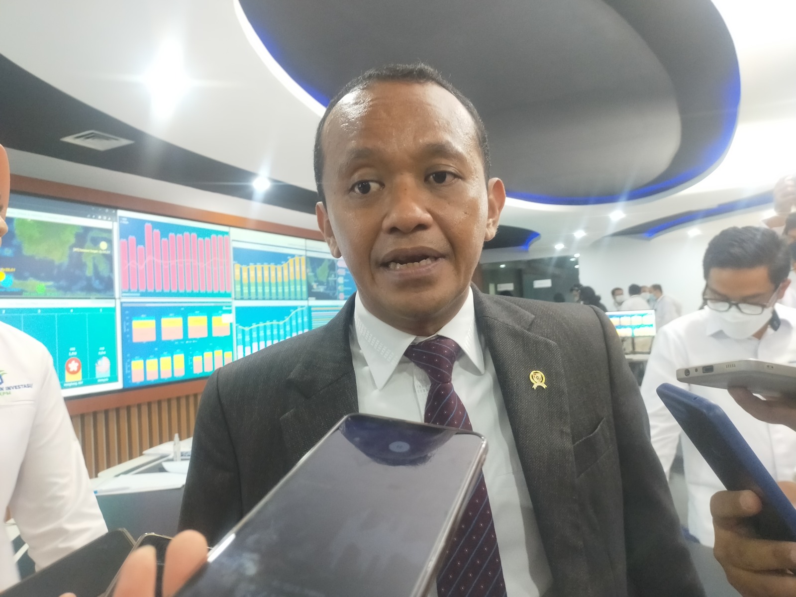 Menteri Investasi/Kepala Badan Koordinasi Penanaman Modal (BKPM) Bahlil Lahadalia. Foto: Nurul Fitriana/JawaPos.com - Image