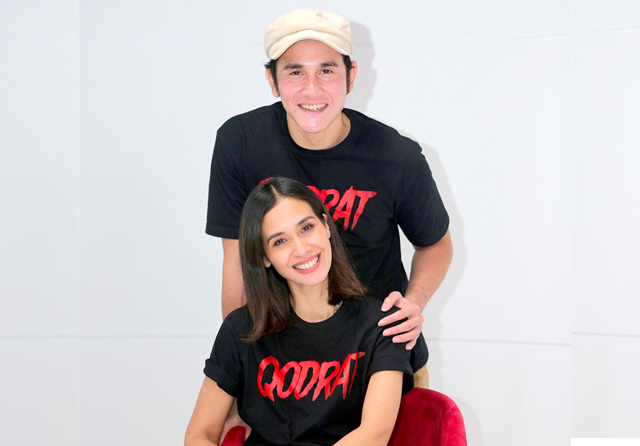 Vino Giovanni Bastian dan Marsha Timothy. (Imam Husein/Jawa Pos) - Image