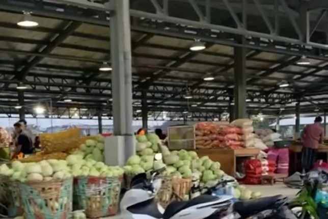 Pasar Induk Sidotopo Kota Surabaya. Diskominfo Surabaya/Antara - Image