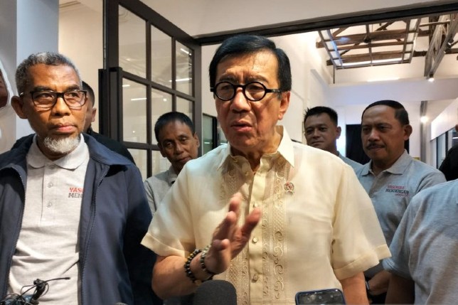 Menteri Hukum dan Hak Asasi Manusia (Menkumham) Yasonna Hamonangan Laoly. Muhammad Zulfikar/Antara - Image