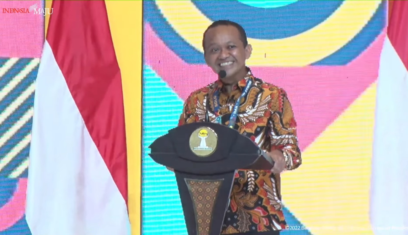 Menteri Investasi/Kepala Badan Koordinasi Penanaman Modal (BKPM) Bahlil Lahadalia. Foto: YouTube Setpres - Image