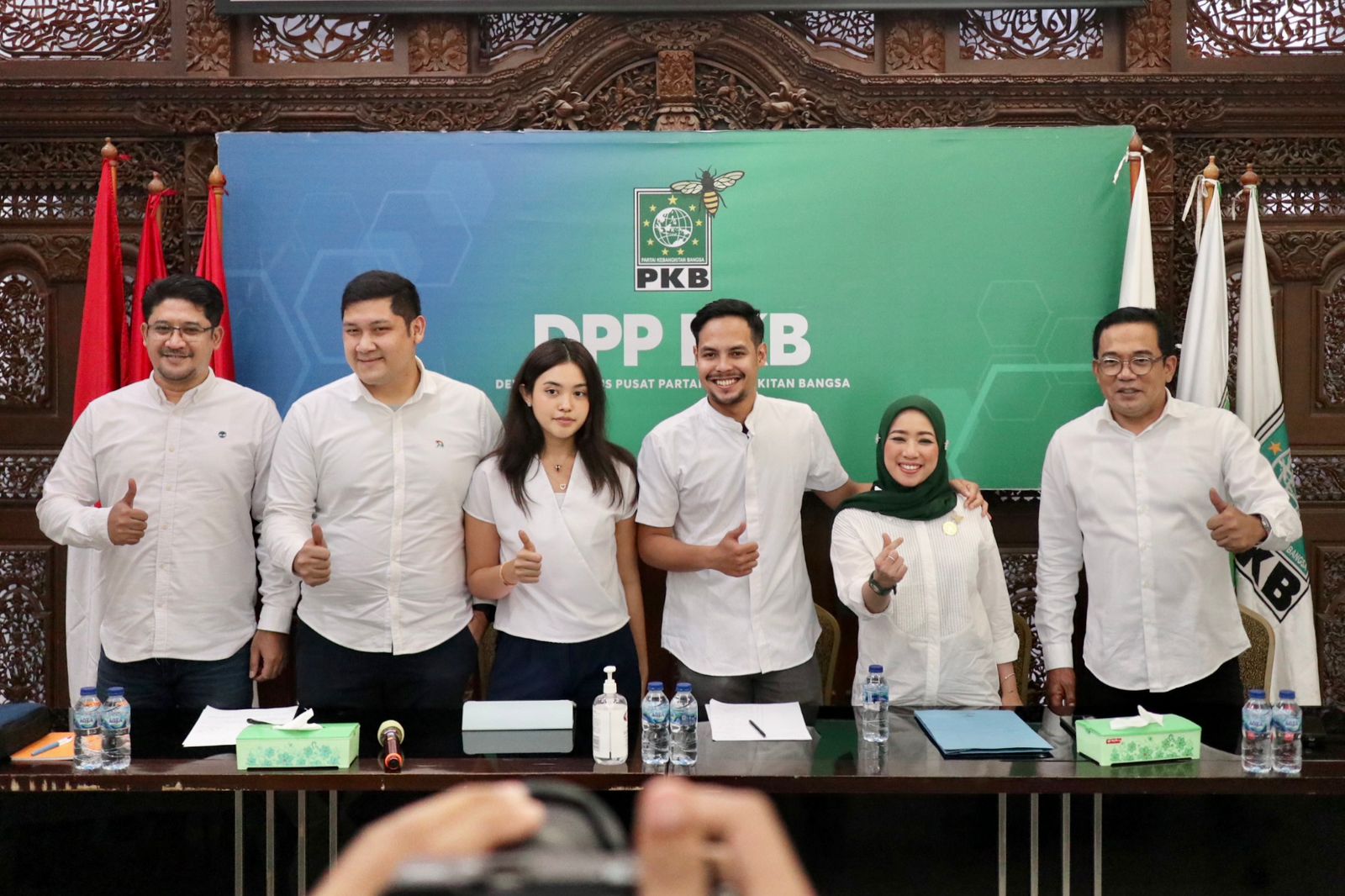 Dewan Pengurus Pusat (DPP) Partai Kebangkitan Bangsa (PKB) resmi memperkenalkan 7 juru bicara (Jubir) muda untuk menyongsong gelaran Pemilu 2024. (Istimewa) - Image