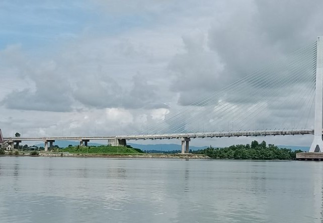 Jembatan Pulau Balang menghubungkan Kabupaten Penajam Paser Utara dengan Kota Balikpapan bakal dioperasikan pada 2024. Novi Abdi/Antara - Image