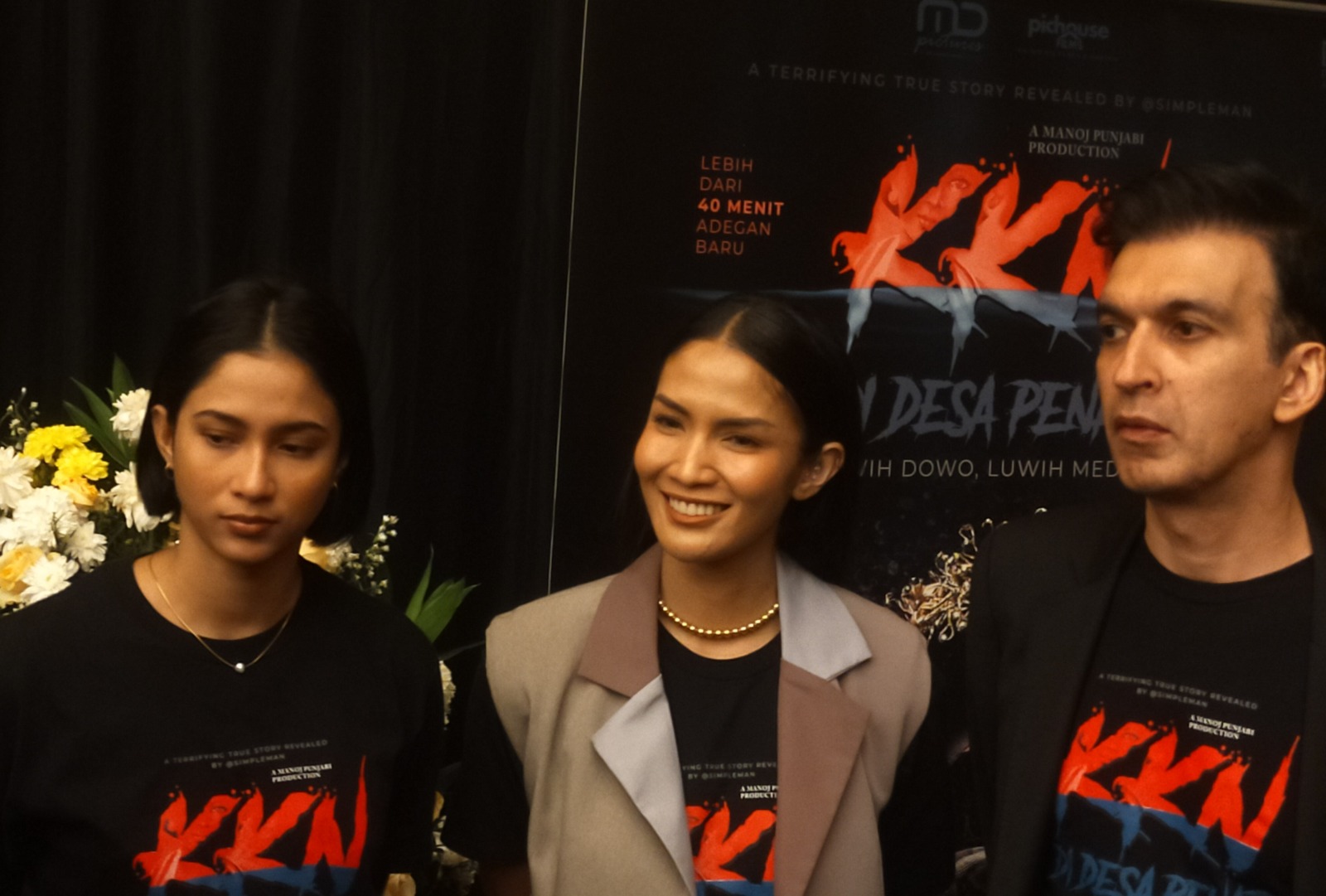 Produser Manoj Punjabi mengumumkan gebrakan baru harga tiket film KKN di Desa Penari: Luwih Dowo, Luwih Medeni hanya Rp 1./Abdul Rahman - Image