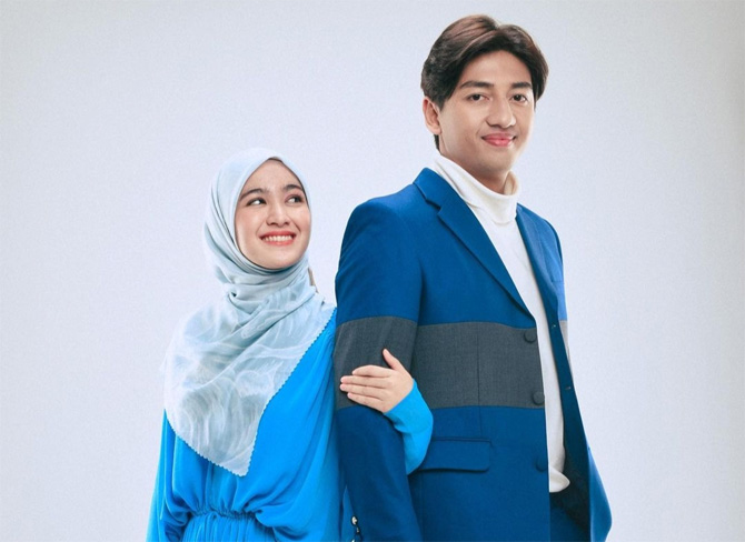 Cut Syifa dan Harris Vriza membintangi sinetron Tajwid Cinta./Instagram - Image