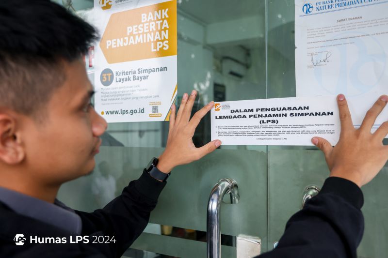 Lembaga Penjamin Simpanan (LPS) menyiapkan proses pembayaran klaim penjaminan simpanan nasabah PT BPR Nature Primadana Capital di Kabupaten Bogor. (ANTARA/HO-LPS)