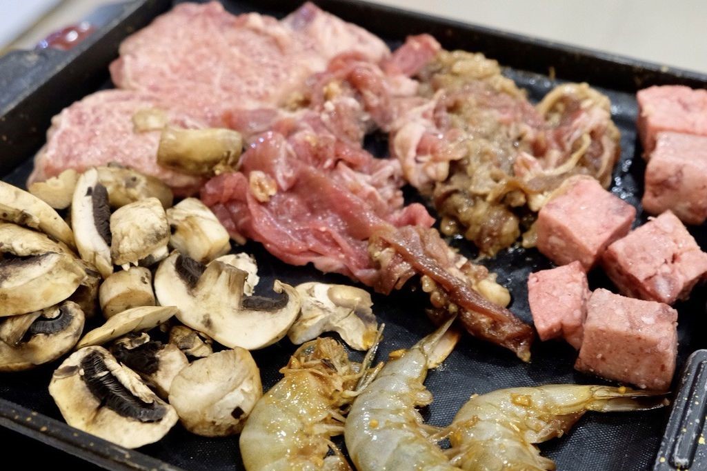 Sajian all you can eat di Oh My Grill (pergikuliner.com)
