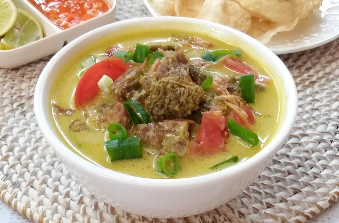 Resep soto kuning khas Bogor. (resepkoki.id)