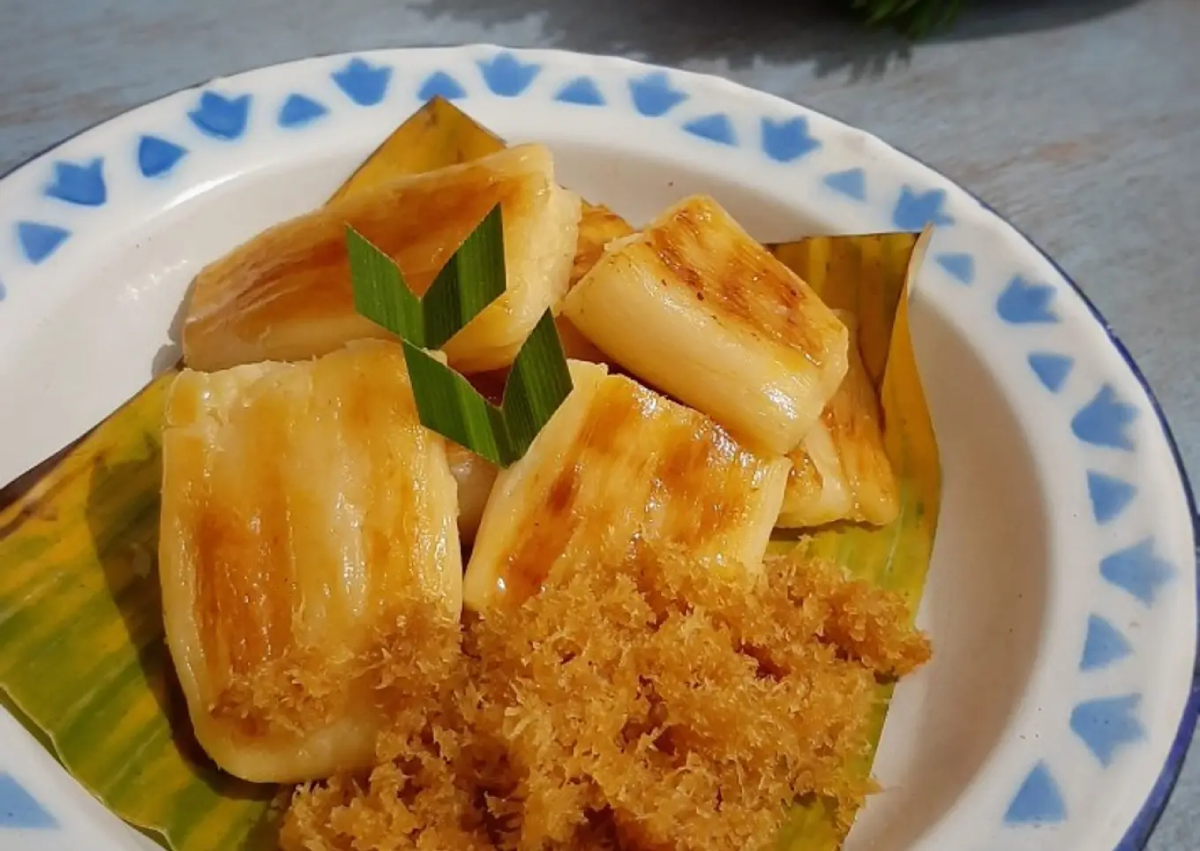 Colenak, Kuliner berbahan tape singkong. (Cookpad @pawonmair)