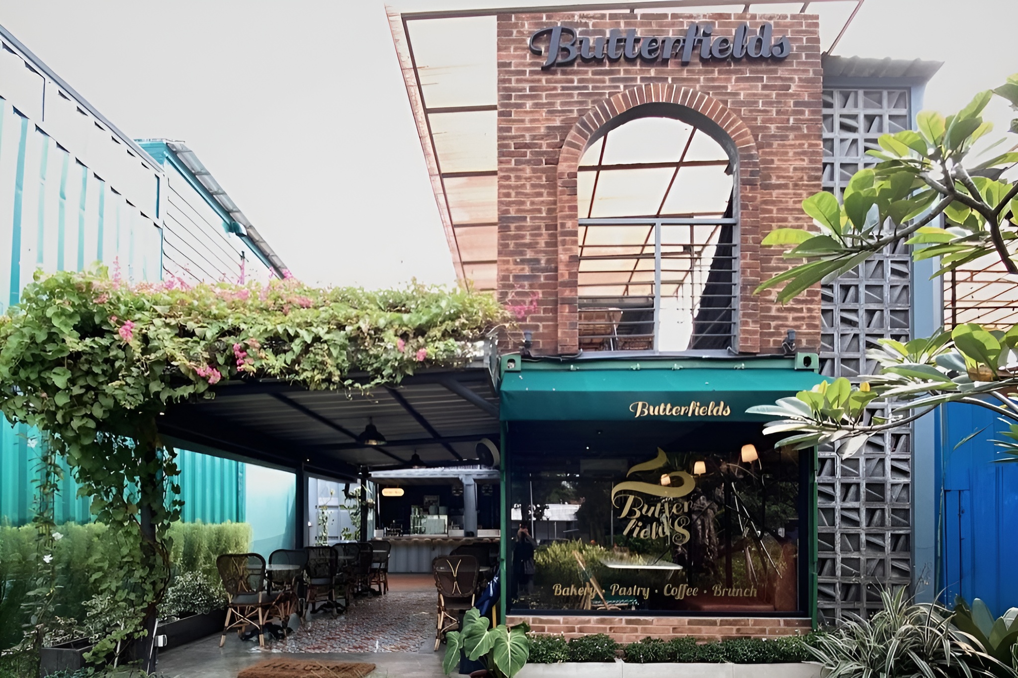 Butterfields Cafe yang cantik dan aesthetic. (instagram @telletubbis)