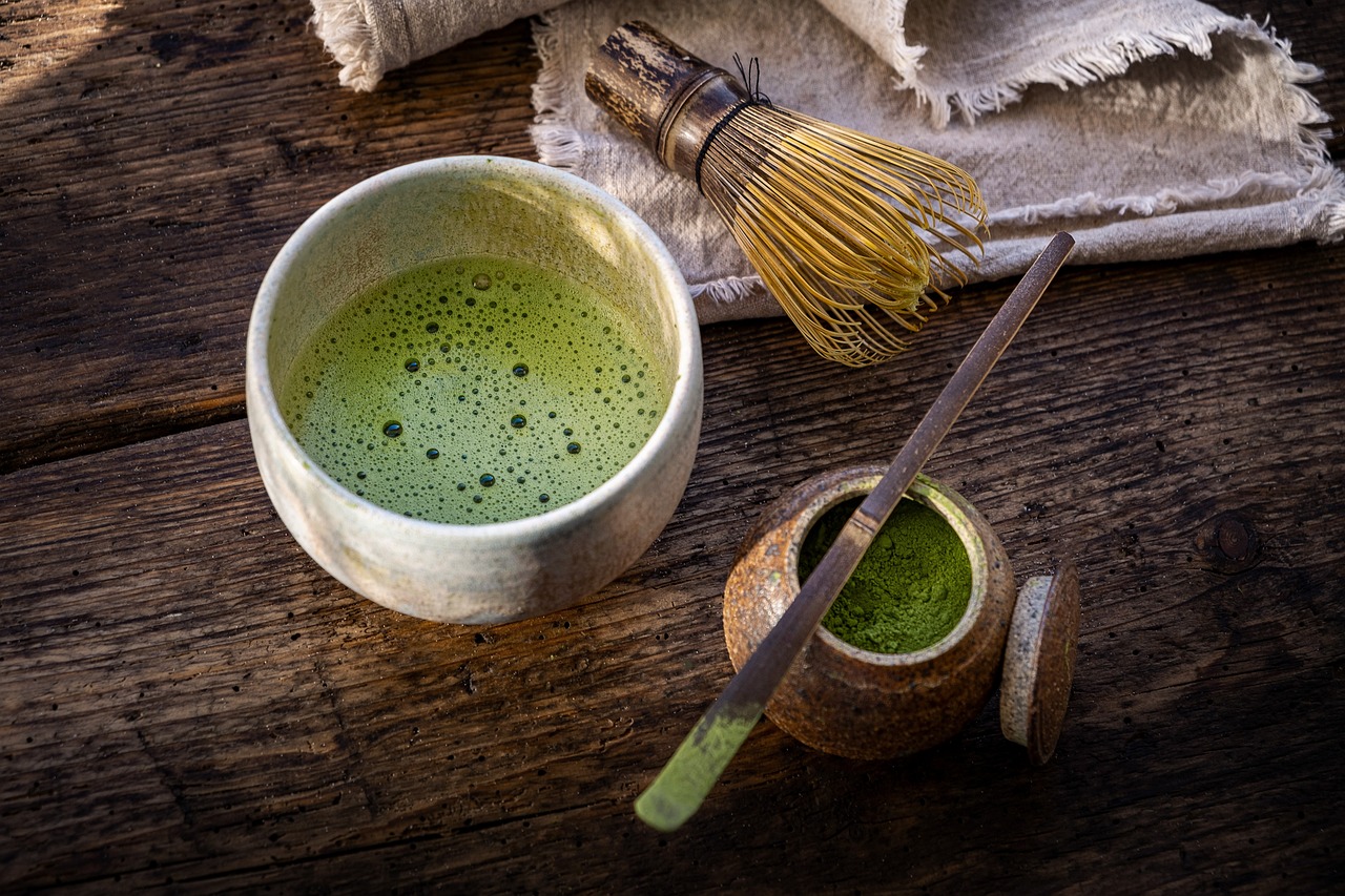 Ilustrasi olahan bubuk matcha. (Pixabay)