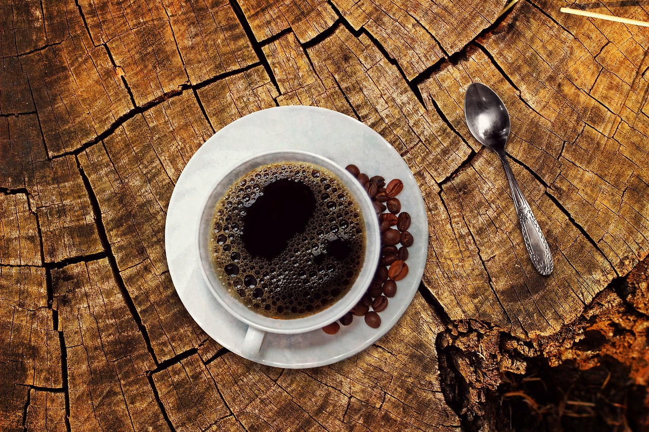 Ilustrasi kopi hitam