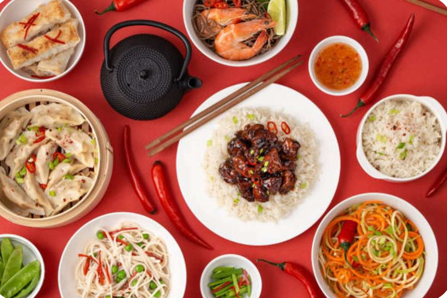 Ilustrasi Makanan China